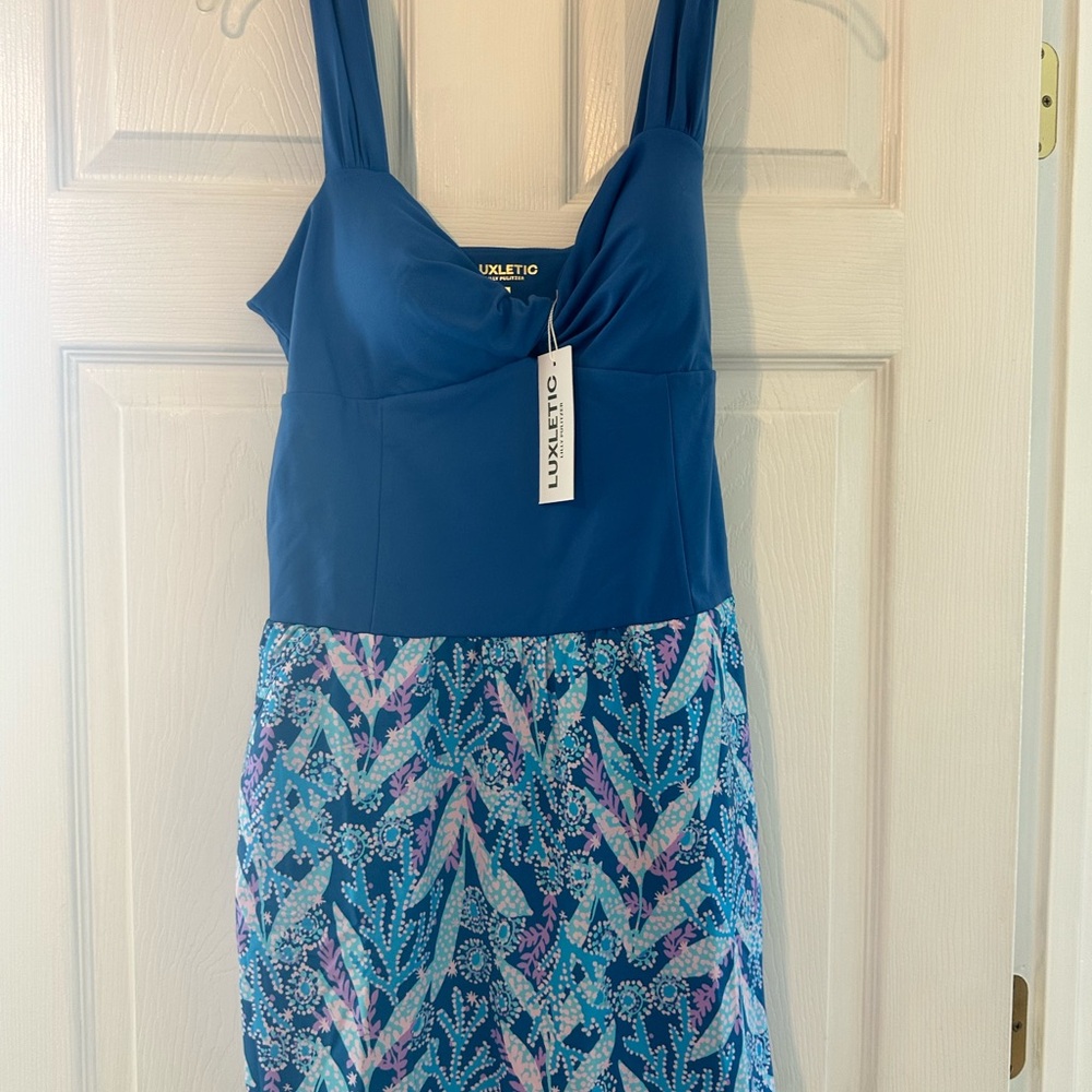 Lilly Pulitzer Blue Carys Active Romper